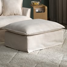 Softy Premium Slipcover Ottoman